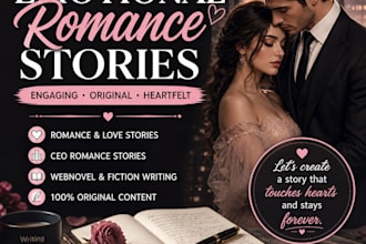 write emotional love stories with strong characters