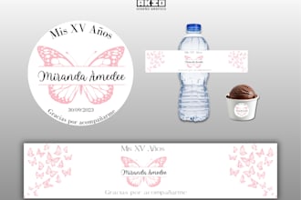 party printables set customized