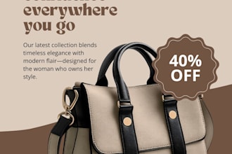 create luxury fashion social media posts and ads design