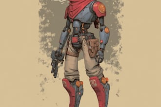make a design mechs robots concepts art