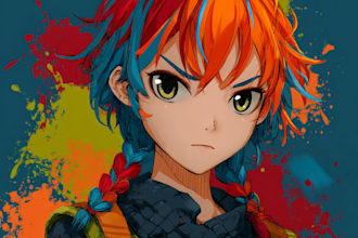 do a anime character