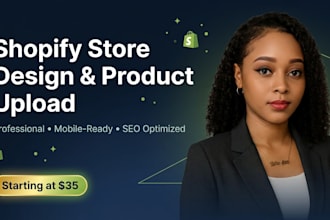 design, redesign your shopify 2 0 store and upload products that convert