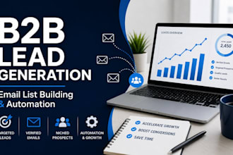 do b2b lead generation, email list building and email automation