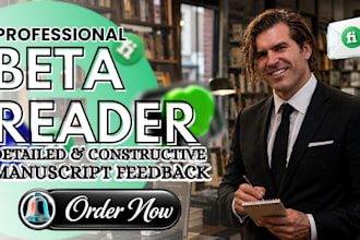 be your beta reader, book beta reader, ebook beta read with detailed feedback