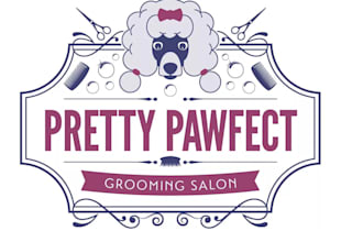 create a professional pet care and sitting logo