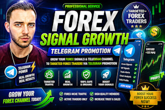 grow signals telegram channel to targeted forex traders via telegram promotion