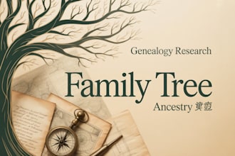 do professional genealogy research, family history and ancestry family tree