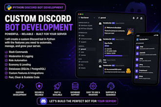 create a custom discord bot in python for your server