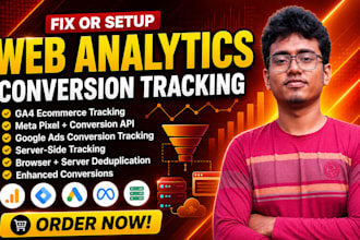 fix or setup facebook pixel, ga4 and conversion API