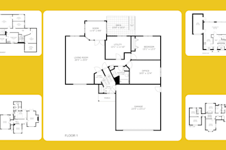 draw floor plan from matterport ,pdf or sketch