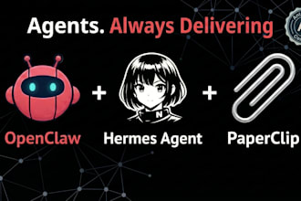 install openclaw setup, paperclip, hermes agent, ai automation