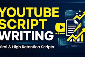 write engaging youtube scripts for faceless and cash cow channels