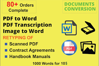 convert PDF to word or word to PDF