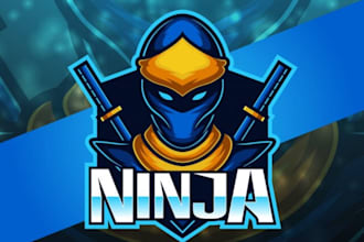 esport mascot logo, spartan, knight, monkey, ninja, gorilla