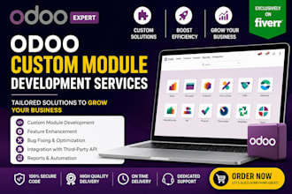 develop custom odoo modules CRM setup and thirdparty integrations