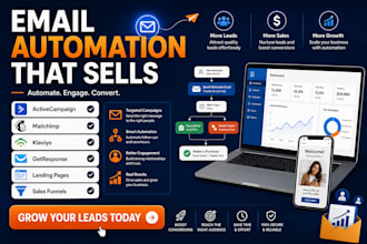 setup activecampaign mailchimp getresponse klaviyo landing page automation