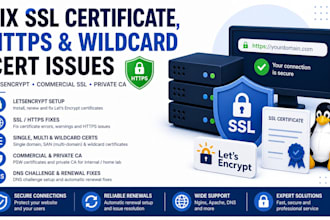 fix SSL certificate, https, letsencrypt and wildcard cert issues