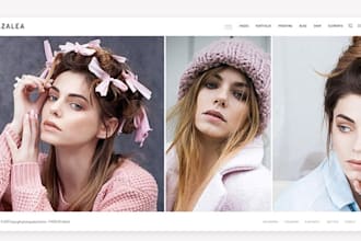 do fashion photographer shopify website