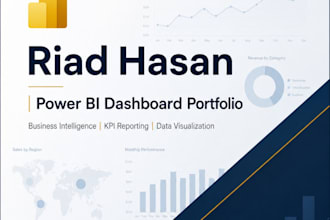 design power bi reports and dashboards to track business kpis
