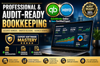 provide expert audit ready bookkeeping for quickbooks and xero