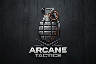 design a bold and powerful grenade logo for your brand