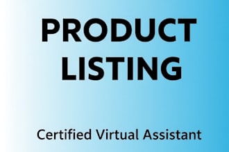 be your expert amazon virtual assistant for product listing and SEO