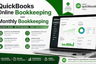 do quickbooks online bookkeeping and monthly bookkeeping