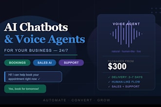 create ai agents and chatbots for your business