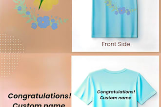 create custom t shirt design for print on demand
