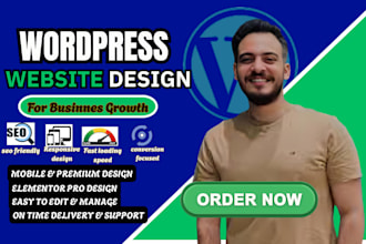 design a responsive wordpress website for business growth