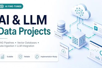 support ai and llm data projects with rag pipelines