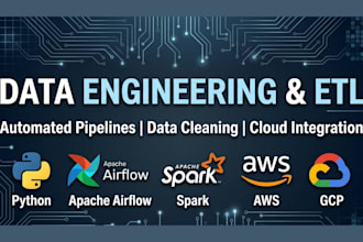 build automated data engineering etl or elt pipelines