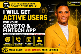 do cold calling and telemarketing for crypto and fintech app user acquisition