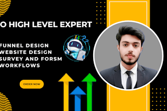 build ghl workflows, funnels, forms, surveys, and websites