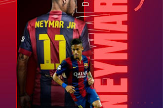make a poster for your favorite athlete