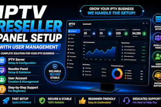 setup reseller panel with credit and full support