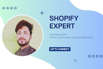 shopify dropshiping store with custom coding