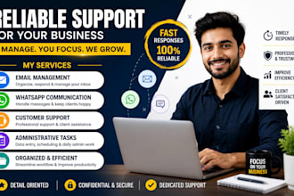 provide customer support, email management, and customer service