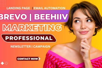 setup beehiiv newsletter brevo campaign automation beehive ai landingpage beehiv