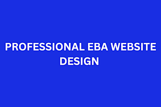 eba website design, wordpress website, website design