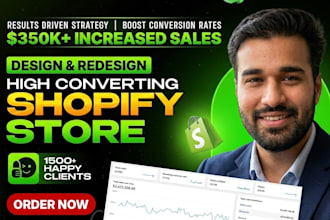 build shopify website, design or redesign shopify store,build shopify website,