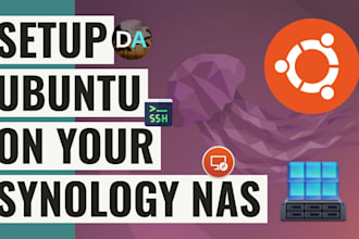 setup vps or dedicated server, linux ubuntu, qnap, windows rdp and synology nas