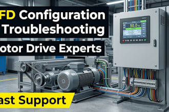 configure and troubleshoot vfd drives for industrial machines