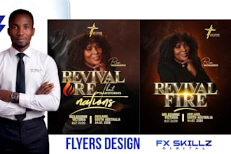 create professional church flyer for churches services