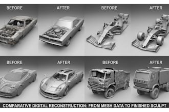 model, repair, fix stl file repair modification stl edit for 3d printing