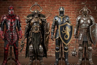 create costume 3d cosplay anime prop wearable anime cosplay armor cosplay weapon