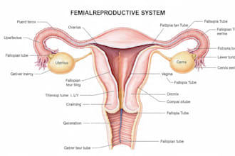 do medical anatomy, illustration and diagram for you