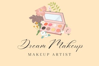 design modern aesthetic logo for clothing makeup or furniture