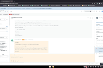 provide customer support via email using zendesk