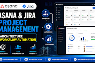 setup asana jira architecture project management workflow automation system